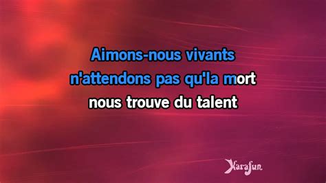 Aimons-nous vivants 2025